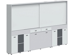 Рельсовая система хранения 3500х300х2080 мм - МКП.2.П.С.2-С.БСГ