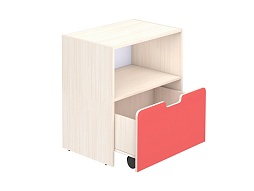 Стеллаж для игрушек 2-ярусный открыт. "цветной" - ГКД2.01дц