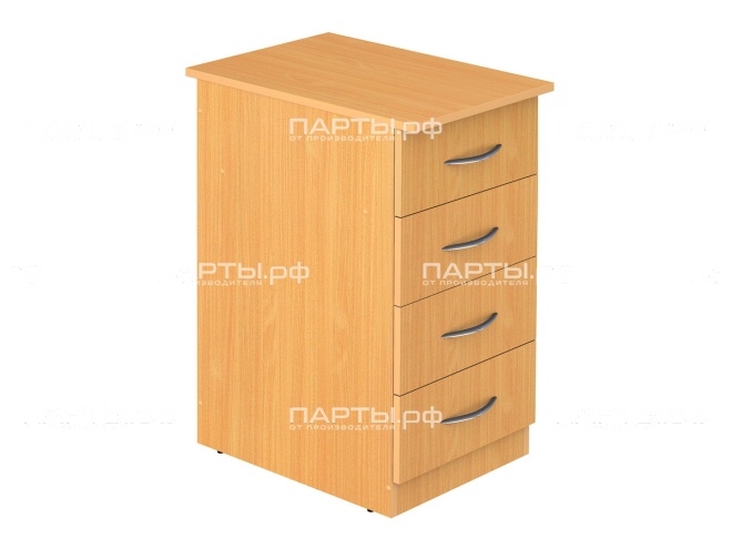 Тумба стационарная с 4-мя ящиками ТМБс1.03