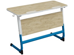 Стол 2-местный 5-7 г/р с наклоном "Логика" - СУ.2.57.ЛУ-БC.Д