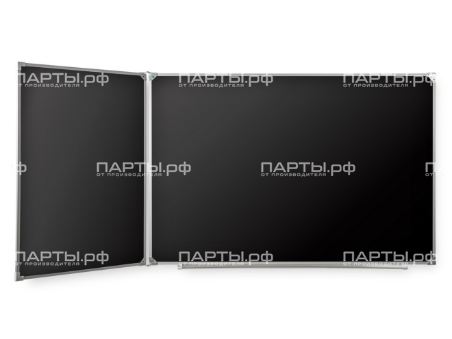 Доска меловая магнитная черная 225х100 см ДЧ 2.22