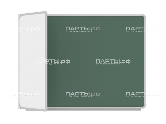 Двухэлементная магнитная доска комбинированная 150x75 см ДО-21к
