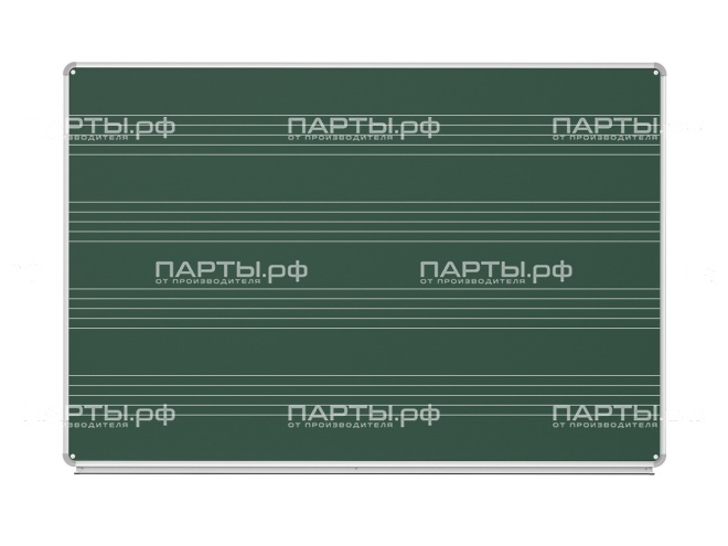 Разлинованная доска "Нотный стан" меловая магнитная 150x100 см ДР(з)-12н