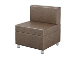 Кресло модульное, коричневый