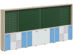 Рельсовая система хранения 4800х300х1930 мм - МКП.4.П.Н.4-Д.БСС
