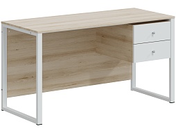 Стол однотумбовый "Квадро" 2 ящика - СО.14.6.2.К-Б.ДБ