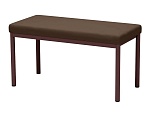 Банкетка 2-местная мягкая, коричневый