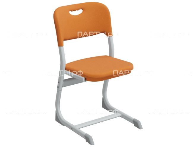 Стул школьный ученический 5-7 г/р "Логика" PL регулируемый СтУ.57.ЛП-Б.О (оранжевый, м/к белый) Стул школьный ученический 5-7 г/р "Логика" PL регулируемый СтУ.57.ЛП-Б.О (оранжевый, м/к белый)
