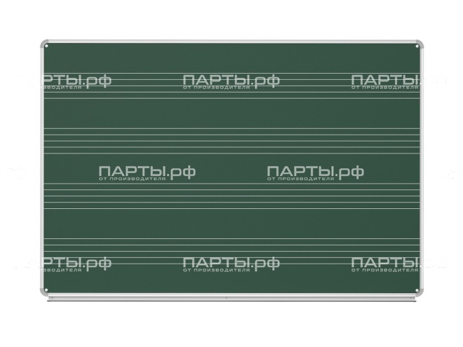 Разлинованная доска "Нотный стан" меловая магнитная 150x100 см ДР(з)-12н Разлинованная доска "Нотный стан" меловая магнитная 150x100 см ДР(з)-12н