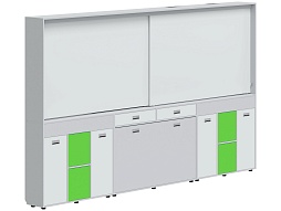 Рельсовая система хранения АГРОТЕХ 3500х300х2080 мм - МКП.2.П.С.2-С.БСЗ