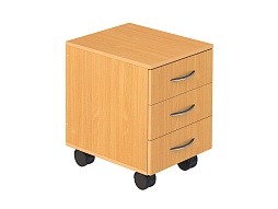 Тумба подкатная с 3-мя ящиками - ТМБм1.01