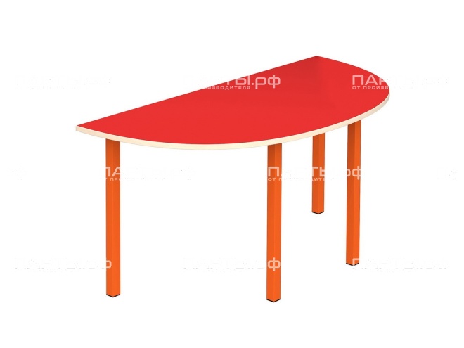 Стол "Полукруглый" игровой "цветной" 00 г/р СТДс2.00ц