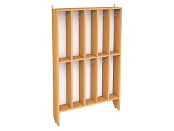 Вешалка для полотенец 10-секц. "бук" - ВПД10.1б