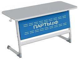 Стол 2-местный 3-5 г/р "Логика" с перфорированным экраном - СУ.2.35.ЛП-Б.СС