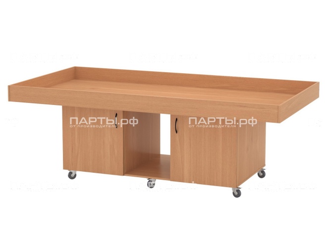 Стол для робототехники с тумбой 172 (ольха) Стол для робототехники с тумбой 172 (ольха)
