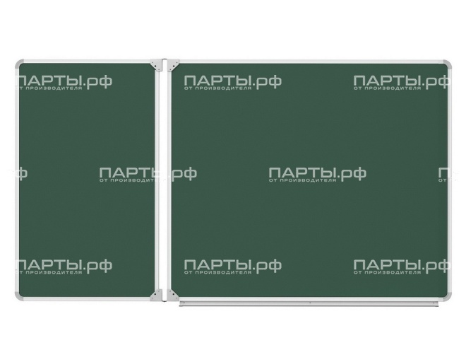 Двухэлементная магнитная доска для мела 150x85 см ДО-23з Двухэлементная магнитная доска для мела 150x85 см ДО-23з
