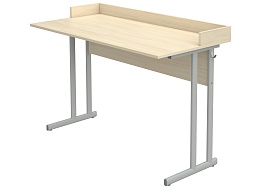 Стол для физики с бортом нерегулируемый 6 г/р - СТФоб1.6-С.Д