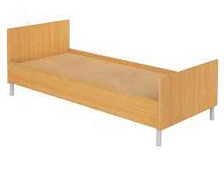 Кровать односпальная на металлокаркасе 80 см - КРВм1.80.01