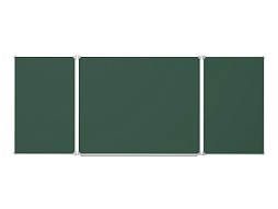 Доска 3-элементная меловая 300x120 см - ДО-37з