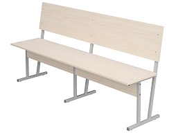 Скамья 3-местная аудиторная 6 г/р - СКА3-С.Д