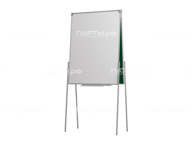 Мольберт магнитный для мела и маркера 100х75 см МО-21к