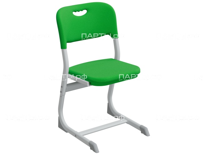 Стул школьный ученический 5-7 г/р "Логика" PL регулируемый СтУ.57.ЛП-Б.Г (голубой, м/к белый)