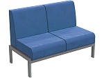 Диван модульный 2-местный "Лофт", голубой