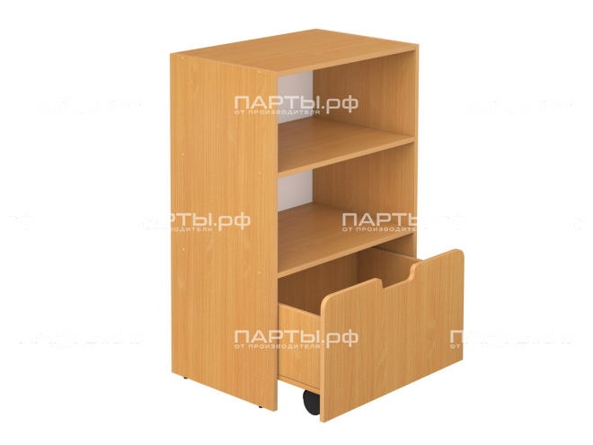 Стеллаж для игрушек и игровых материалов 3-ярусный "бук" для детского сада открытый ГКД3.01б Стеллаж для игрушек и игровых материалов 3-ярусный "бук" для детского сада открытый ГКД3.01б