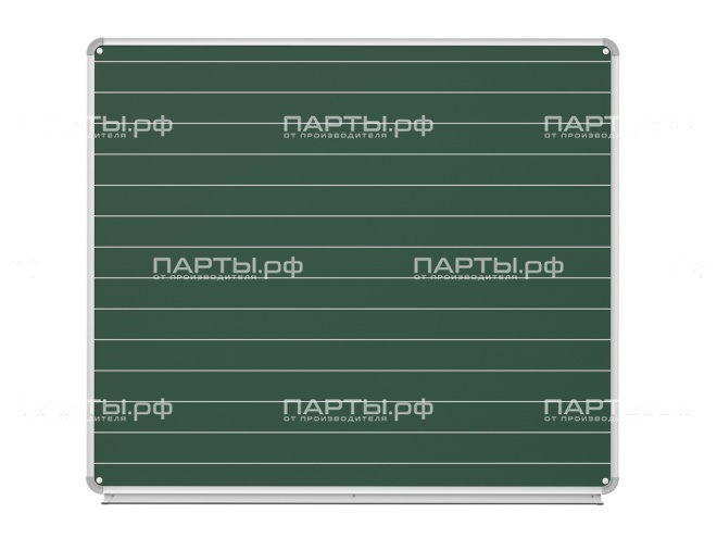 Разлинованная доска "Линейка" меловая магнитная 100х85 см ДР(з)-13л