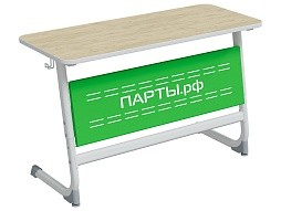 Стол 2-местный 5-7 г/р "Логика" с перфорированным экраном - СУ.2.57.ЛП-Б.ДЗ
