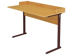 Стол для физики с бортом нерегулируемый 6 г/р - СТФуб1.6-КЧ.Б