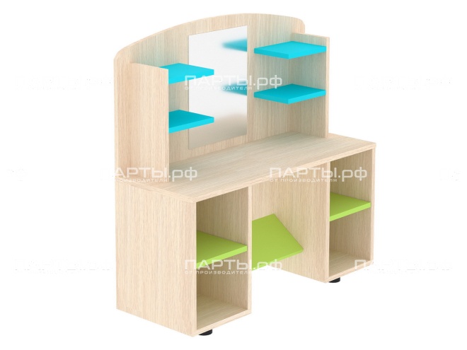 Игровой модуль "Парикмахерская" для детского сада "дуб цветной" ИГМ-5дц Игровой модуль "Парикмахерская" для детского сада "дуб цветной" ИГМ-5дц