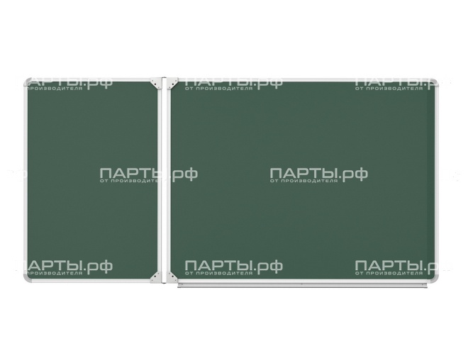 Двухэлементная магнитная доска для мела 150x75 см ДО-21з Двухэлементная магнитная доска для мела 150x75 см ДО-21з