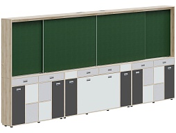 Рельсовая система хранения 4800х300х2080 мм - МКП.4.П.С.1-Д.БСГ