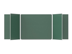 Доска 5-элементная меловая 300x120 см - ДО-57з