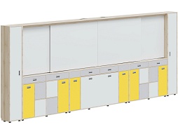 Рельсовая система хранения АГРОТЕХ 5760х300х2080 мм - МКП.4.П.С.2.ШО.ШД-Д.БСЖ