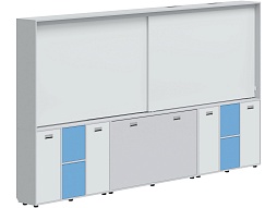 Рельсовая система хранения 3500х300х1930 мм - МКП.2.П.Н.2-С.БСС