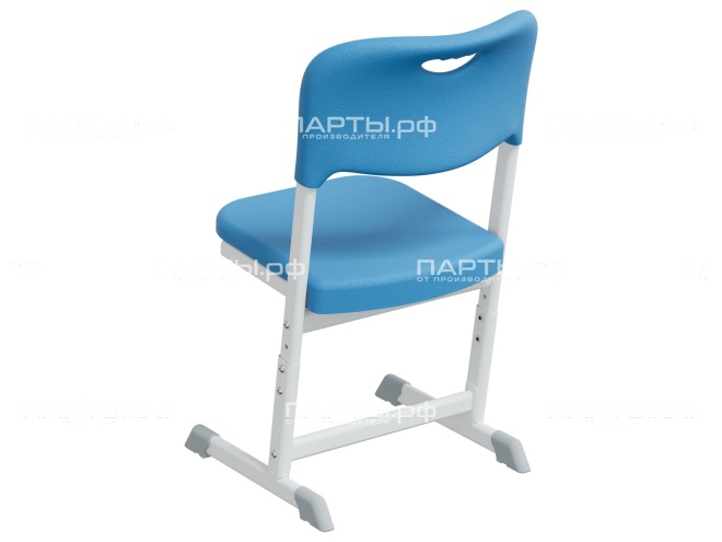 Стул школьный ученический 5-7 г/р "Нова" PL регулируемый СтУ.57.НП-Б.Г (голубой, м/к белый)
